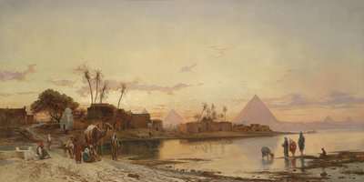 On the Banks of the Nile by Hermann David Salomon Corrodi